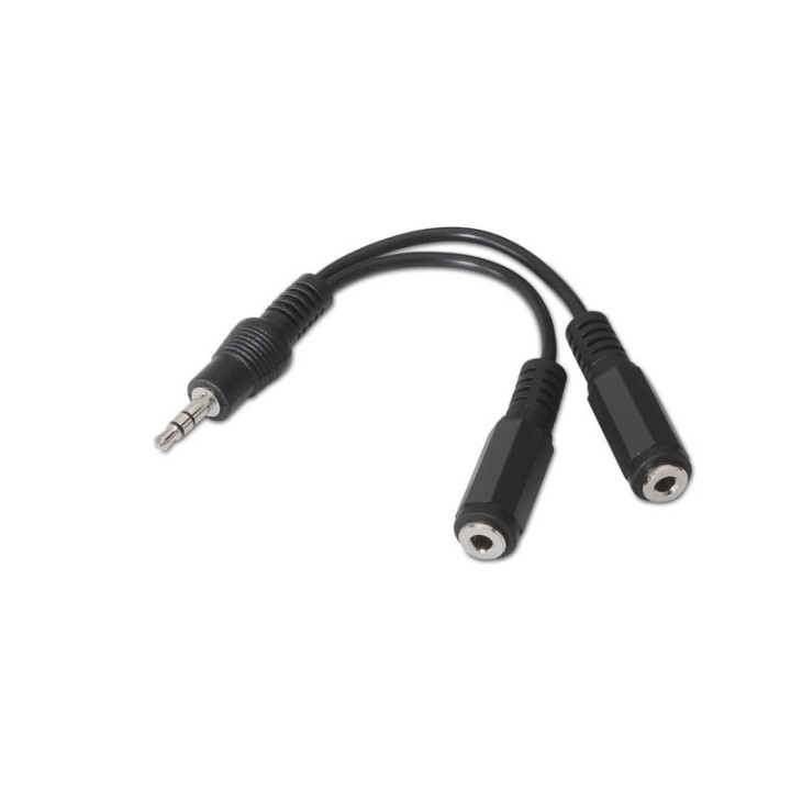 nanocable cable audio est?reo 2jack 3.5h jack 3.5m