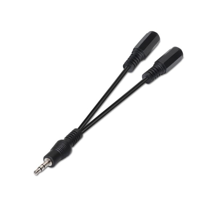 nanocable cable audio est?reo 2jack 3.5h jack 3.5m