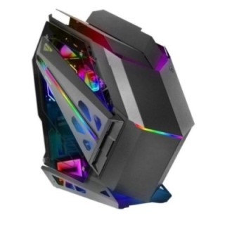 mars gaming caja ordenador mars gaming mctitan atx argb cristal templado negra