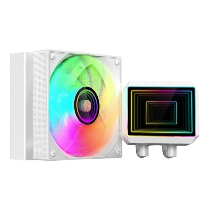 mars gaming kit refrigeracion liquida mars gaming ml   two120w argb 120mm blanco