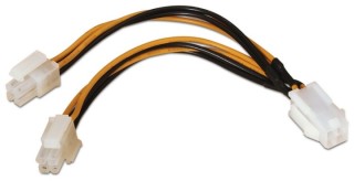 cable alimentacion aisens 4pin h 4+4pin m 15cm