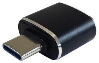 mini adaptador aisens usb 3.1 gen2 3a tipo usb c m a h negro