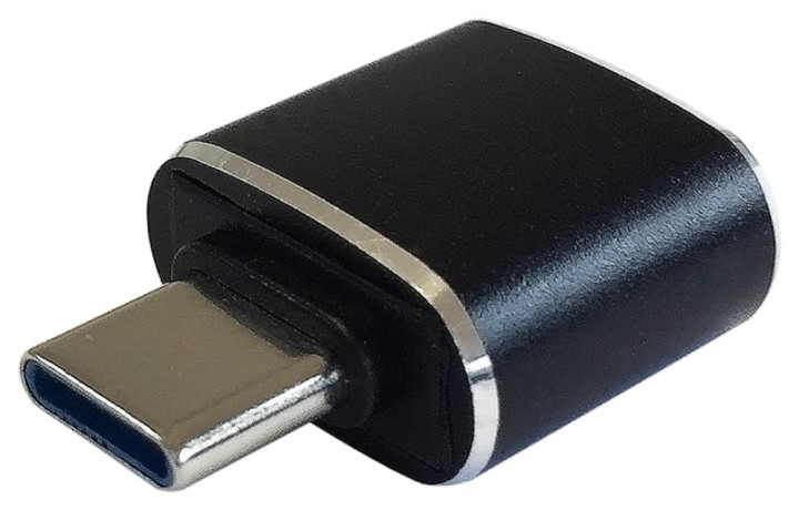 mini adaptador aisens usb 3.1 gen2 3a tipo usb c m a h negro