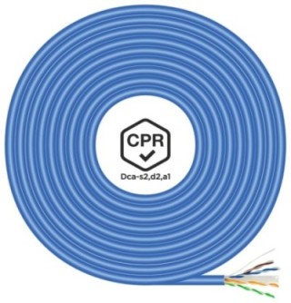 bobina cable red aisens rj45 lszh cpr dca cat.6 utp 100m azul
