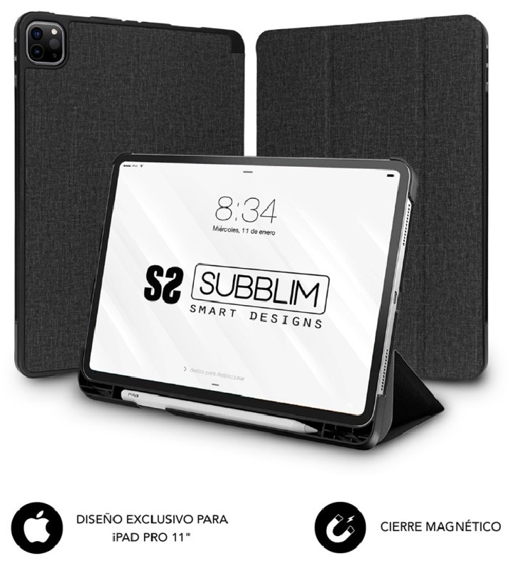 funda tablet subblim shock case ipad pro 11" 2021/20/18 black