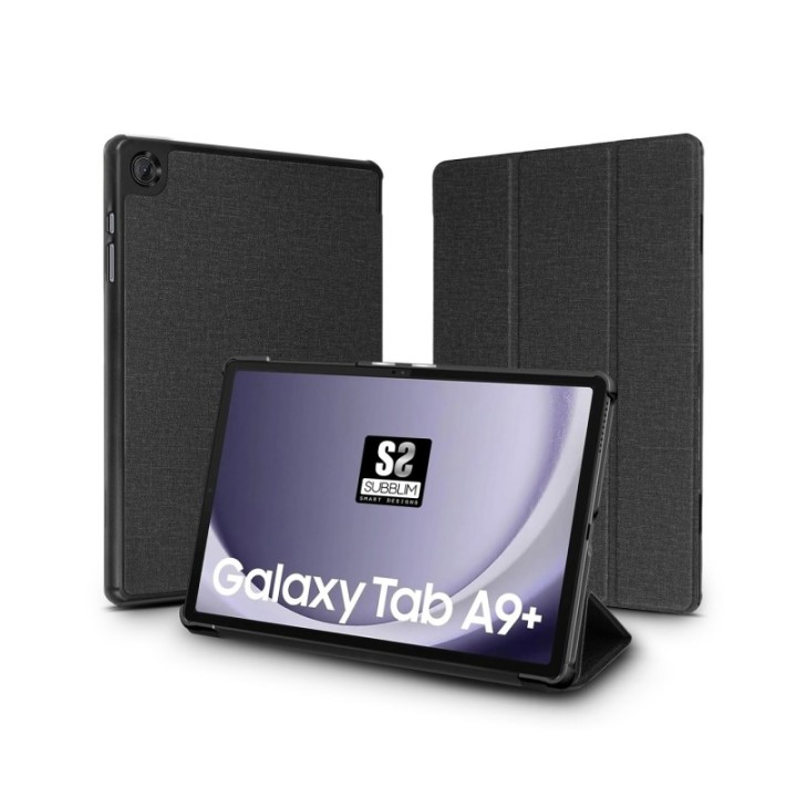 subblim funda subblim shock case para samsung tab a9+ 11 pulgadas negro