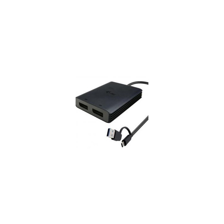 i   tec adaptador usb tipo a   usb tipo c a displayport i   tec macho   hembra    negro