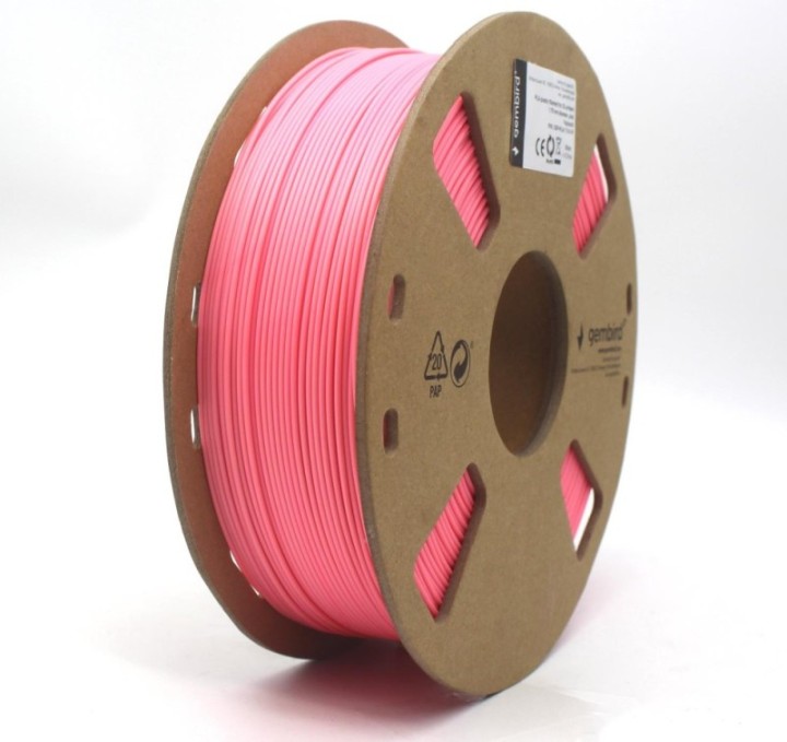 filamento gembird pla rosa, 1,75 mm, 1 kg