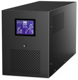 sai gembird con usb y display lcd 3000 va negro
