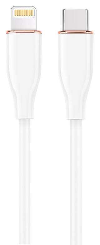 cable de carga y datos gembird usb tipo c a 8 clavijas 1,5 m blanco