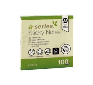 bloc notas a series 100h 75x75mm am as0874