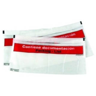 varios caja de 500 sobres packing list a4/c4 310x230 mm texto impreso s1749 f