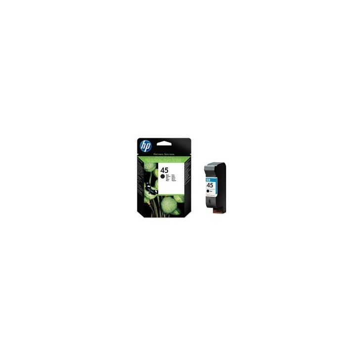 hp cartucho tinta hp 45 51645ae negro 42ml 720    800    932    1100