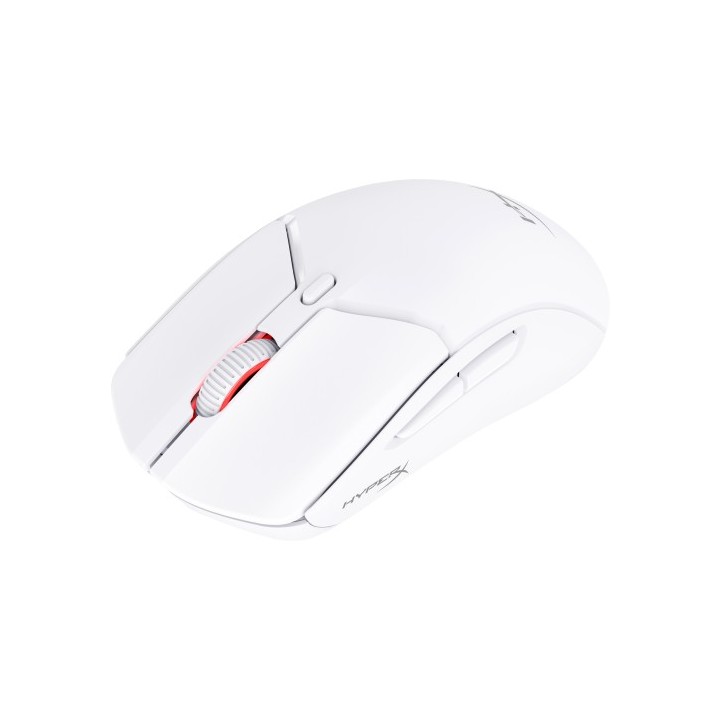 hyperx hyperx pulsefire haste 2  raton gaming inalambrico  blanco