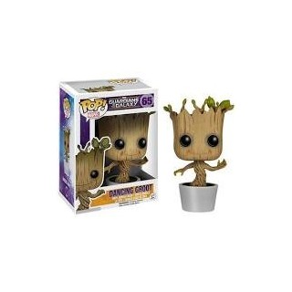 funko funko pop bobble marvel los guardianes de la galaxia groot bailando