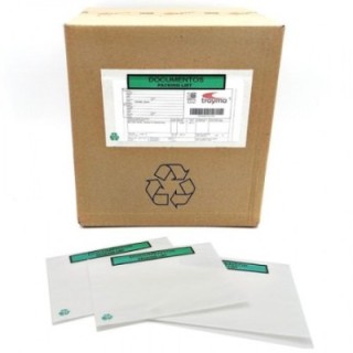 varios caja 1000 sobres adhesivos pack list 100% papel 240x130 mm impreso documentos packing list s2