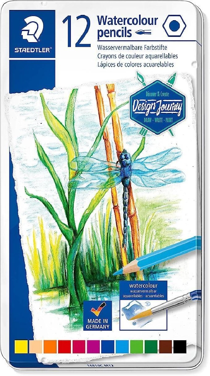 c. metal 12 lap color staedtler acuareable 146