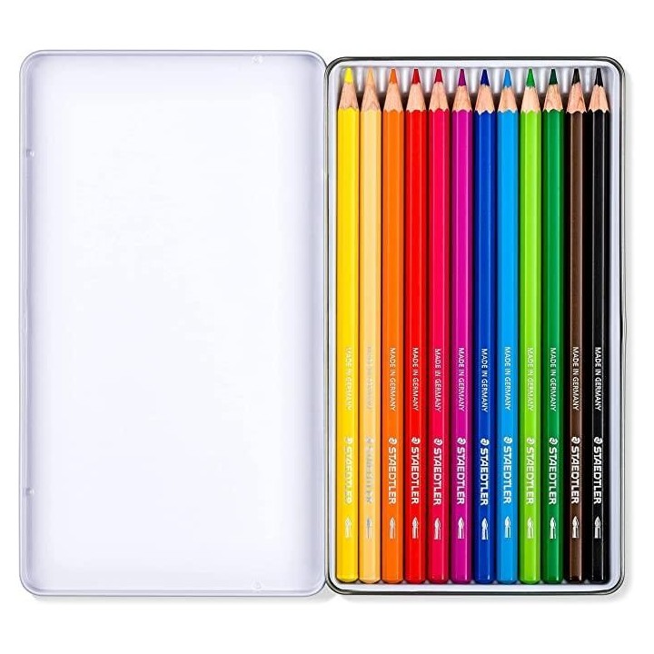 c. metal 12 lap color staedtler acuareable 146