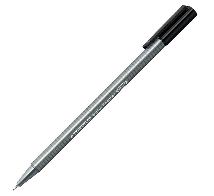 rot. staedtler triplus fineliner 334 9 negro