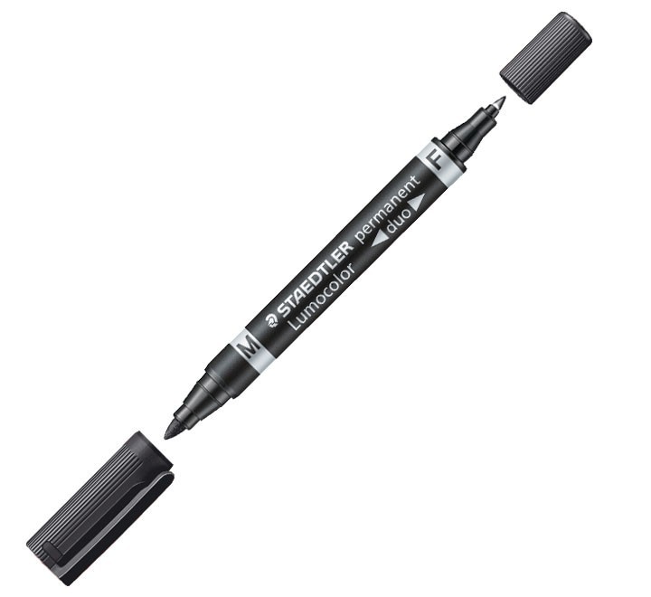 marc.perm staedtler lumocolor duo 348 9 negro