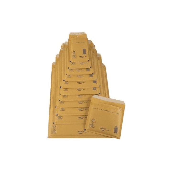 sam caja 100 bolsas air bag acolchada no 16 kraft autoadhesivo tamano medida interior 220x340, peso