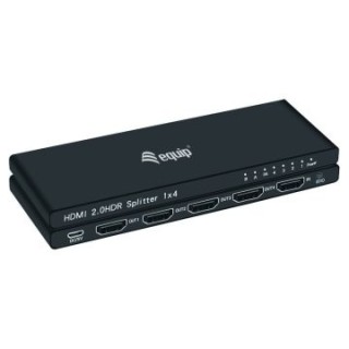 splitter hdmi 2.0 ultraslim 4 puertos equip