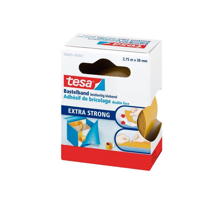 cinta doble cara tesa manualidades  2.75x38mm bl