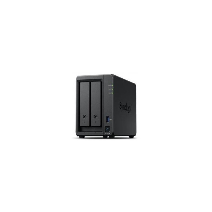 synology servidor nas synology disk station ds725+ 4gb 2 bahias gigabit ethernet