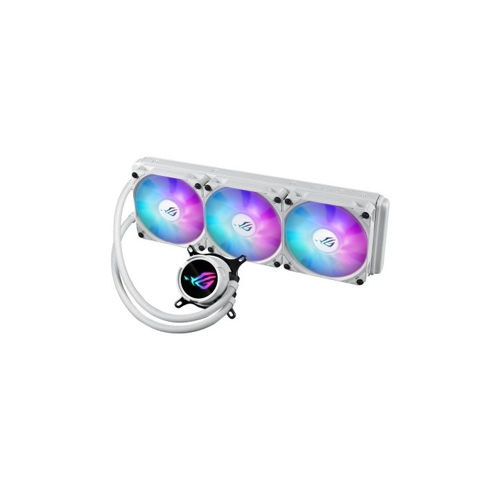 asus asus rog strix lc iii 360 argb white edition procesador kit de refrigeracion liquida 12 cm blan
