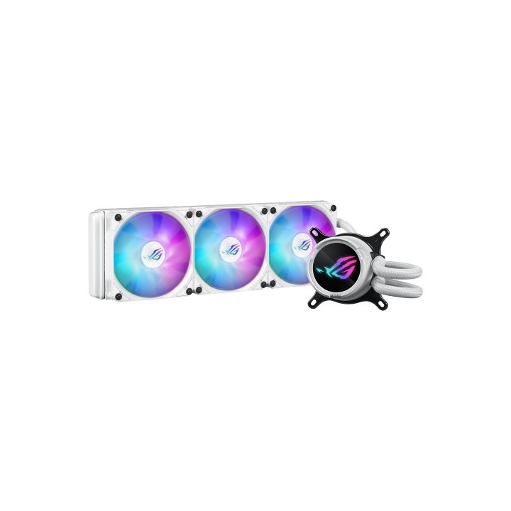 asus asus rog strix lc iii 360 argb white edition procesador kit de refrigeracion liquida 12 cm blan