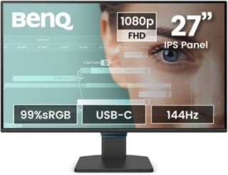 benq monitor benq gw2790c  9h.lnplb.qbe  27Â? 1080p fhd 144hz ips eye care, usb c, certificado tuv