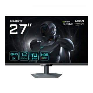gigabyte gigabyte g27q2 monitor gaming 27Â? 2k qhd   2560 x 1440, 200hz, 1ms, 350 cd/m2, compatible