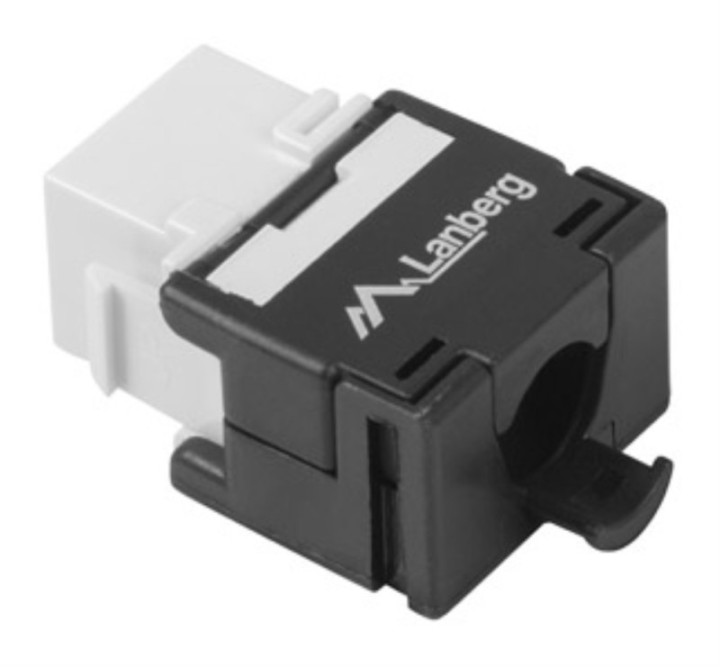 conector keystone lanberg cat.5e utp rj45 180 grados sin herramientas