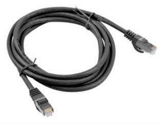 cable red lanberg latiguillo cat.6 ftp 0.5m negro fluke passed