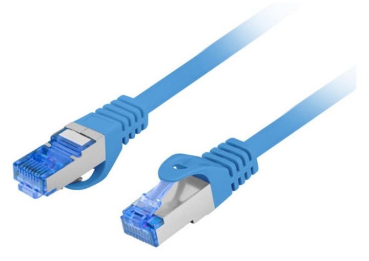 cable red lanberg latiguillo cat.6a s/ftp lszh cca 3m azul fluke passed