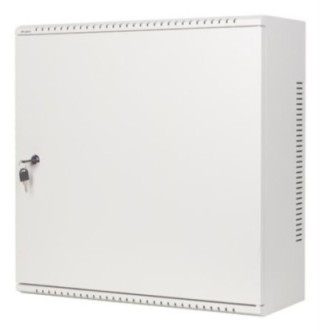 armario lanberg mural rack 19" 6u+3u 540x200 bajo perfil gris ensamblado