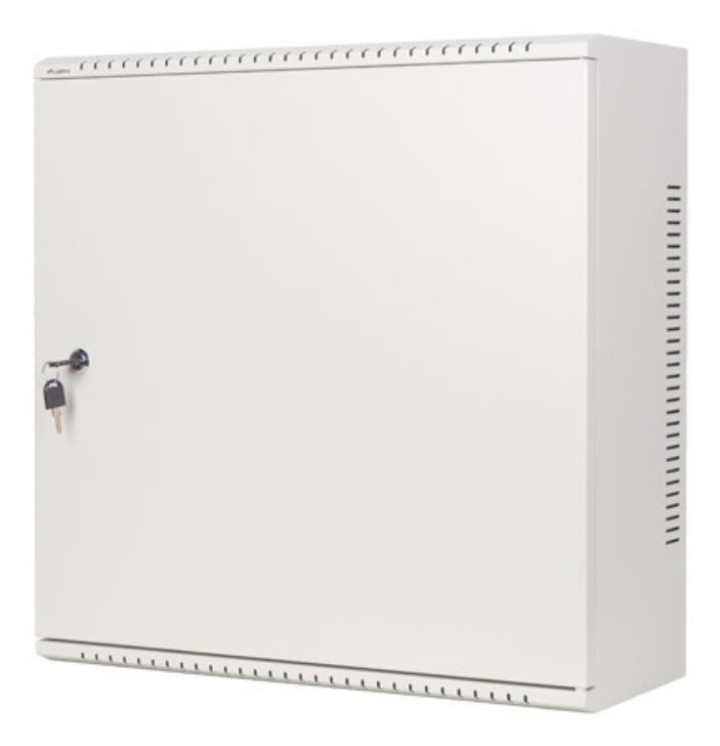 armario lanberg mural rack 19" 6u+3u 540x200 bajo perfil gris ensamblado
