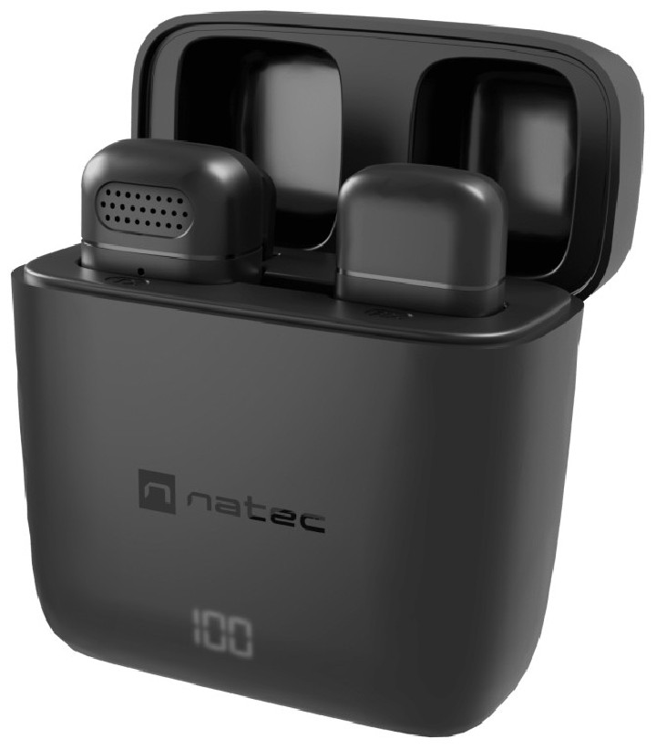 microfono para smartphone natec hopper lavalier wireless usb c