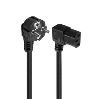 ewent ec1910 cable de transmision negro 1,8 m c13 acoplador enchufe tipo f