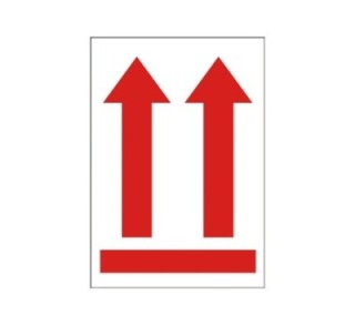 rollo 200 etiq. apli posicion vert. flecha 90x130
