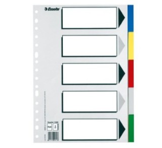 separadores esselte pp caratula fo 5 posic.