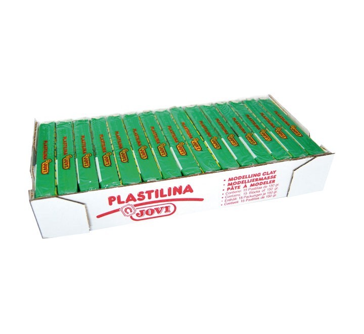 pastilla plastilina jovi 150g verde cl 7110
