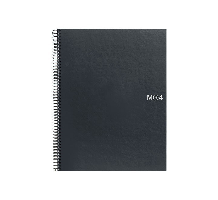 cuad. notebook 4 miquel rius grafito a5 160h liso