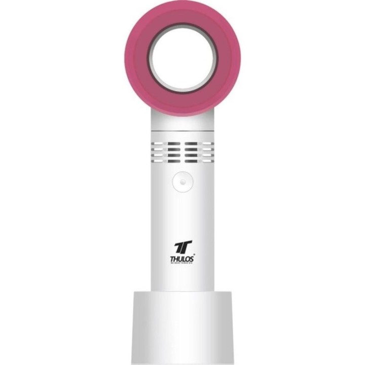 thulos ventilador portatil thulos th   mfn   03 blanco   rosa