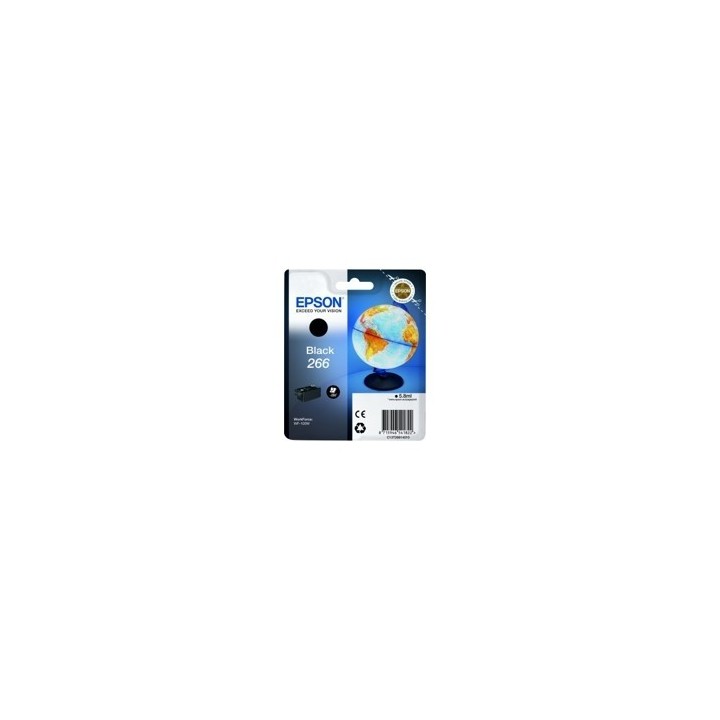 epson cartucho tinta epson t266140 negro wf   100w    planeta tierra