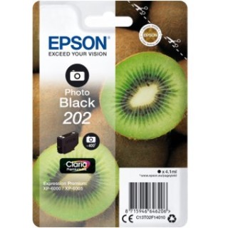 epson cartucho tinta epson c13t02f14010 singlepack foto negro 202 claria premium ink xp   6000   xp