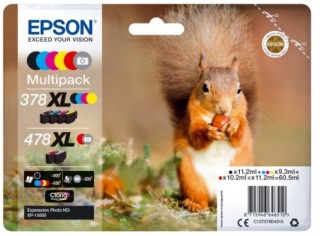 epson multipack cartucho epson c13t379d4010 6 colores 378xl   478xl