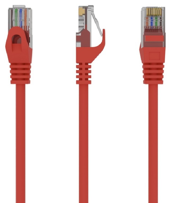 cable red gembird utp cat6 0,25m rojo