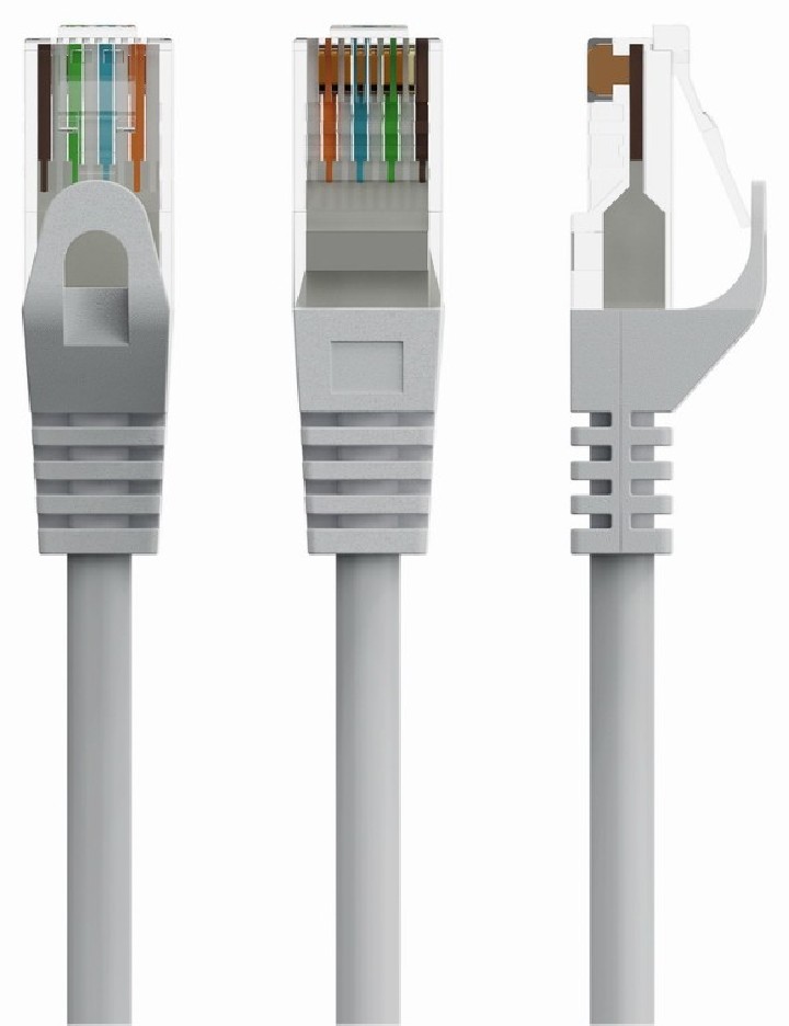 cable red gembird utp cat6 1,5m gris