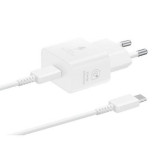 samsung cargador samsung ep   t2510xwegeu usb tipo c blanco 25w cable incluido